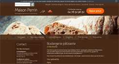Desktop Screenshot of maisonperrin-boulangeriepatisserie.com
